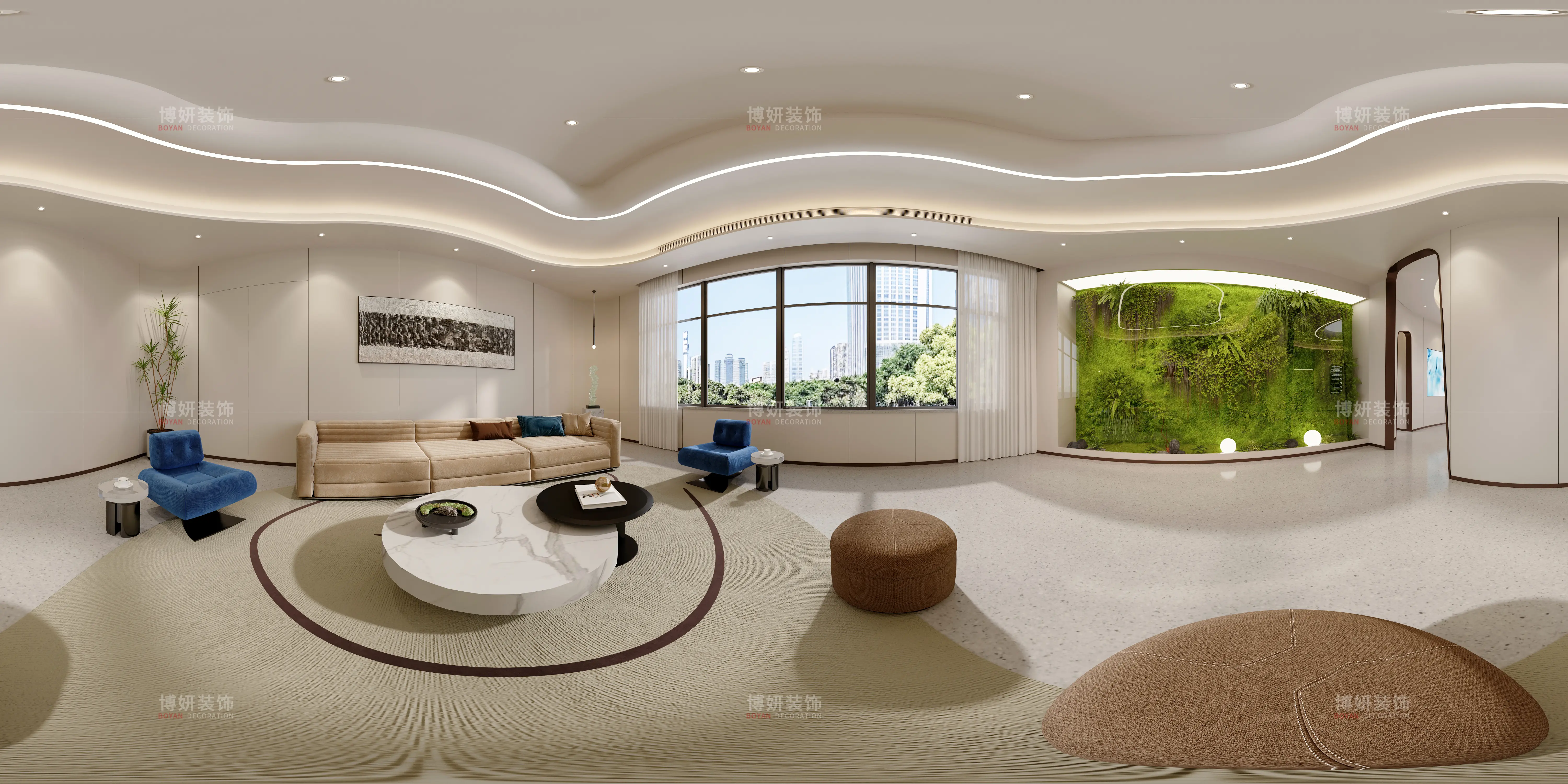 杭州文化创意公司接待室设计